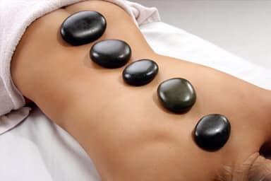 hot stone massage image